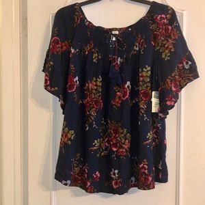 Womens plus size blouse